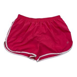 Be Inspired Women’s Pink Running Shorts Activewear Elastic Waist Lined Size M